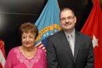 Connie Martins, a fabric worker with the flag room, and Anthony D'Ambrosio, Construction & Equipment deputy director, were recognized for their years of service during a civilian retirement ceremony. The two have 68 years of combined federal service.
