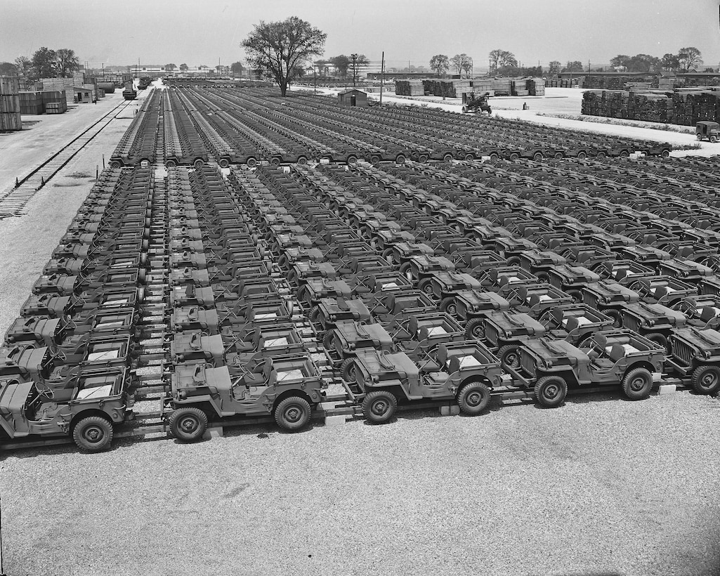 Vehicles Prepped for Shipment