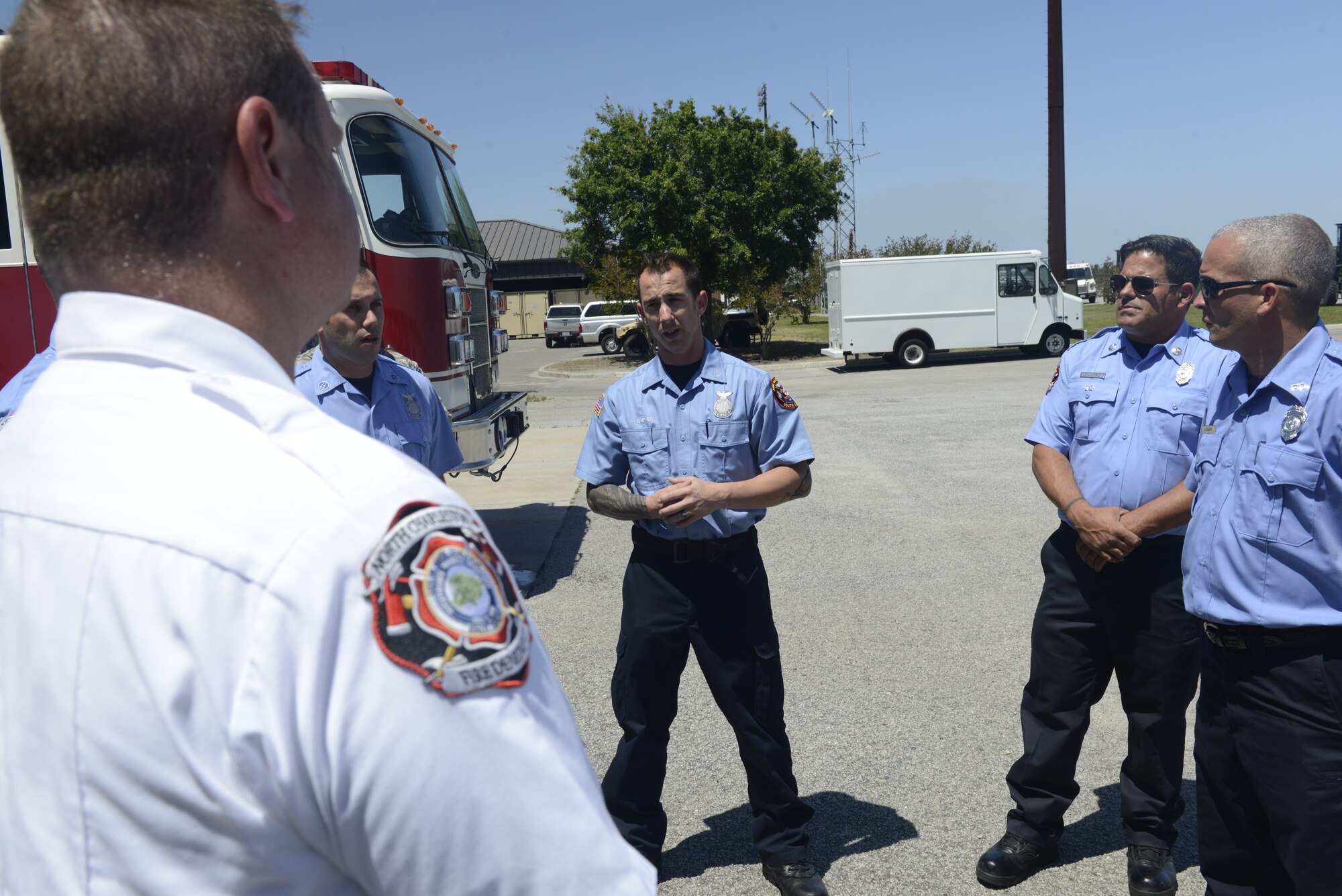 NCFD visits JB Charleston, creates partnership