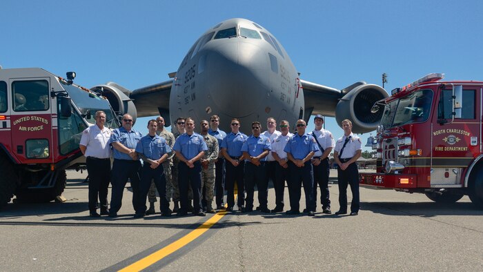 NCFD visits JB Charleston, creates partnership