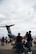 Visitors watch the F-22 Raptor demonstration during the Air and Space Expo April 28, 2018, at Beale Air Force Base, Calif. This was beale's first airshow since 2011. (U.S. Air Force photo/ Senior Aimran Justin Parsons)