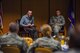 Simon Sinek,  author and optimist, speaks to local first sergeants and commanders at Davis-Monthan AFB, Ariz., May 2, 2018.