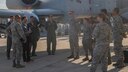 Simon Sinek, author and optimist, speaks to a group of Airmen during an A-10 Thunderbolt II static display at Davis-Monthan Air Force Base, Ariz., May 2, 2018.