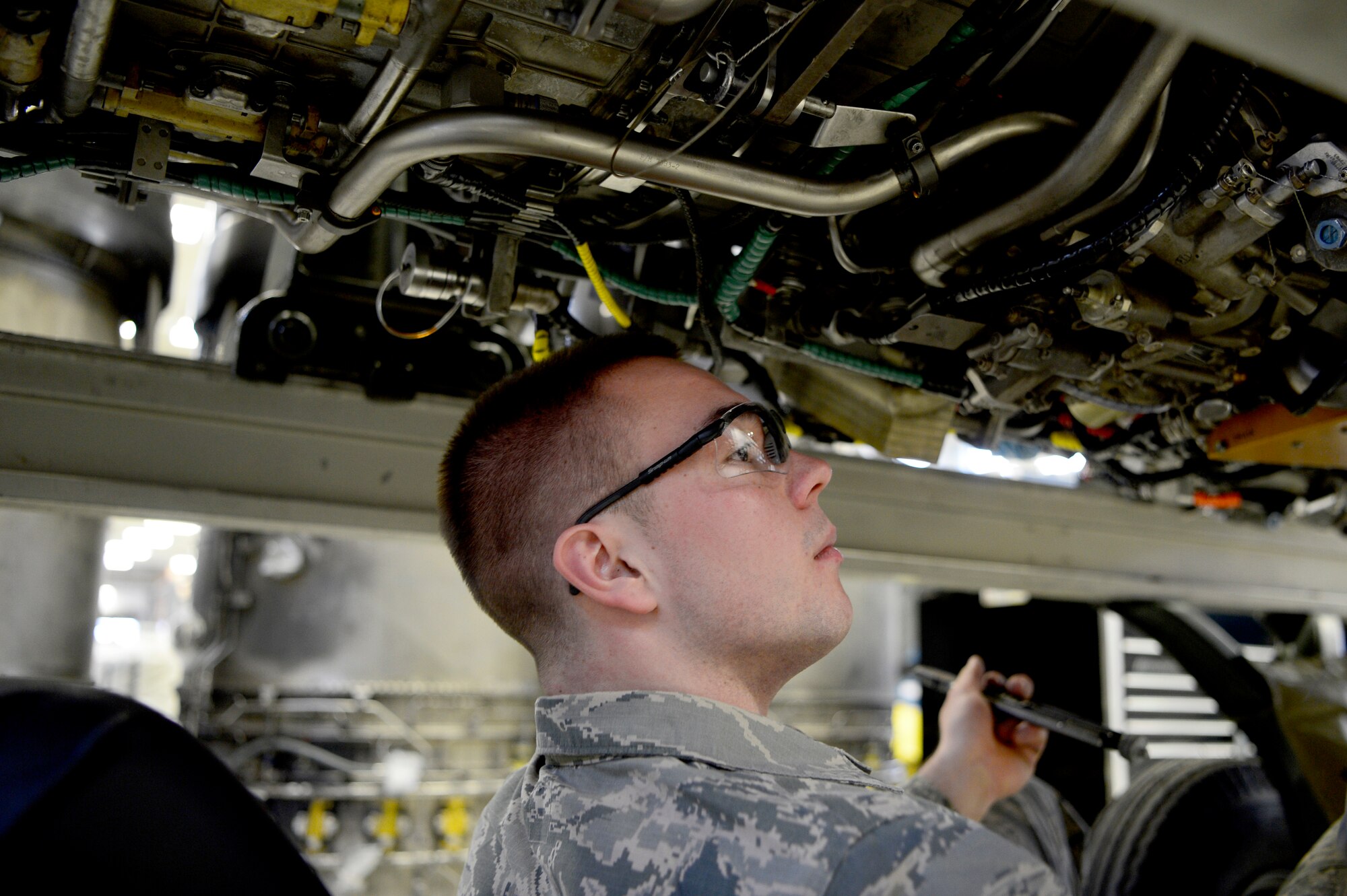 The Minnesota Air National Guard Airmen are at Spangdahlem to assist the 52nd Maintenance Squadron with work on F-16 engines.