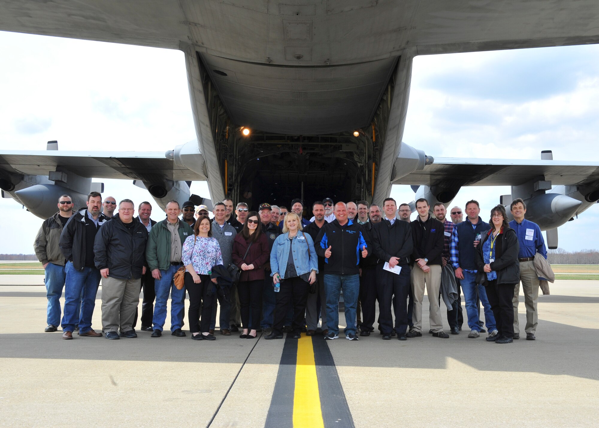 Youngstown Air Reserve Station hosted a civic leader flight for 29 employers and two Employer Support of the Guard and Reserve on April 27, 2018.