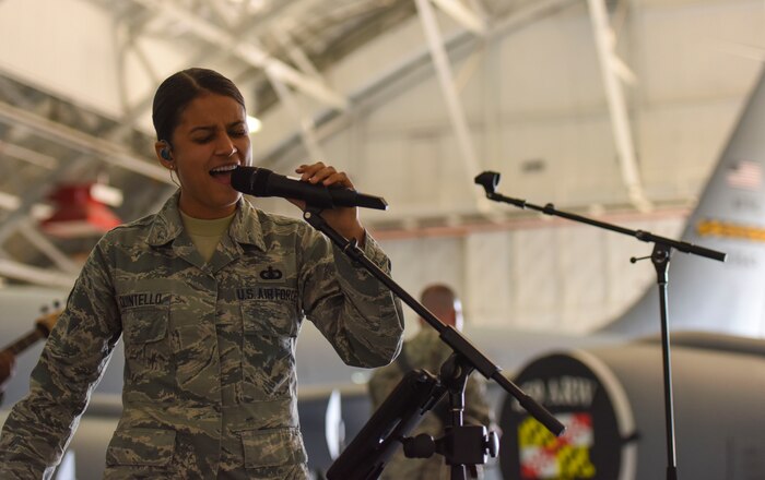Max Impact singer performs at event