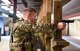2nd Lt. Mark Stacy, 90th Missile Security Forces Squadron flight commander, prepares to fire an M-9 Berretta March 23, 2018, at the Combat Arms Training and Maintenance range on F.E. Warren Air Force Base Wyo. CATM instructors train military and civilian personnel to be proficient with whichever weapon they will be carrying. On top of teaching and qualifying non security Airmen, CATM also helps missile security forces and base security forces personnel requalify on the weapons they use in their everyday job.  Combat Arms Training and Maintenance, is a vital component to keeping our Airmen trained and qualified on the weapon systems they are issued when performing security. (U.S. Air Force photo by Airman 1st Class Braydon Williams)