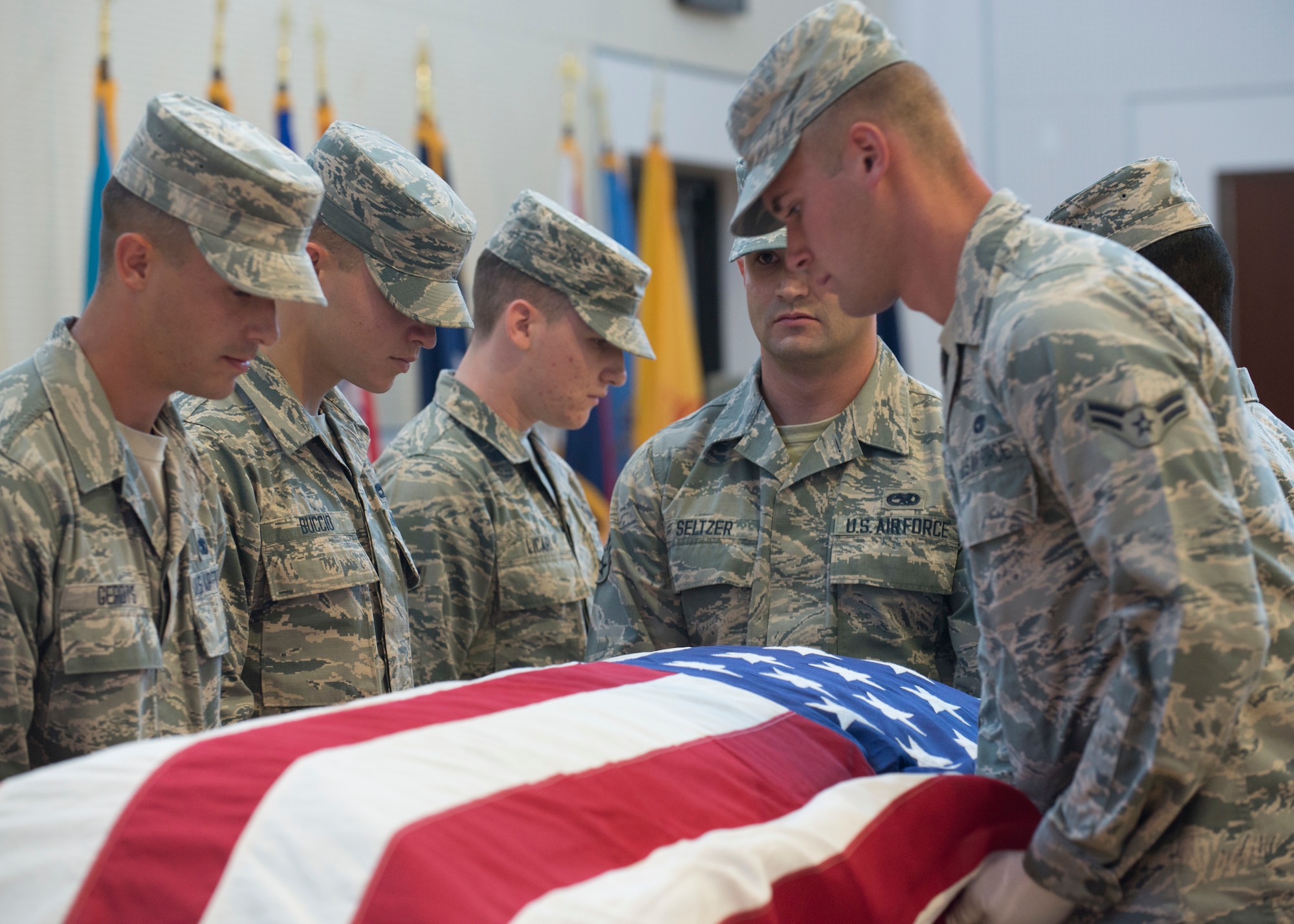 AF Honor Guard training team graduates Luke honor guardsmen