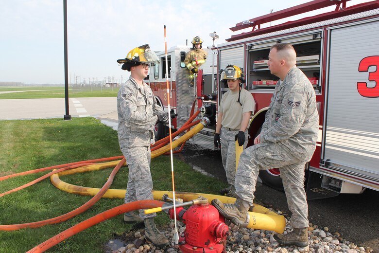 Training at Selfridge Air National Guard Base, Mich.