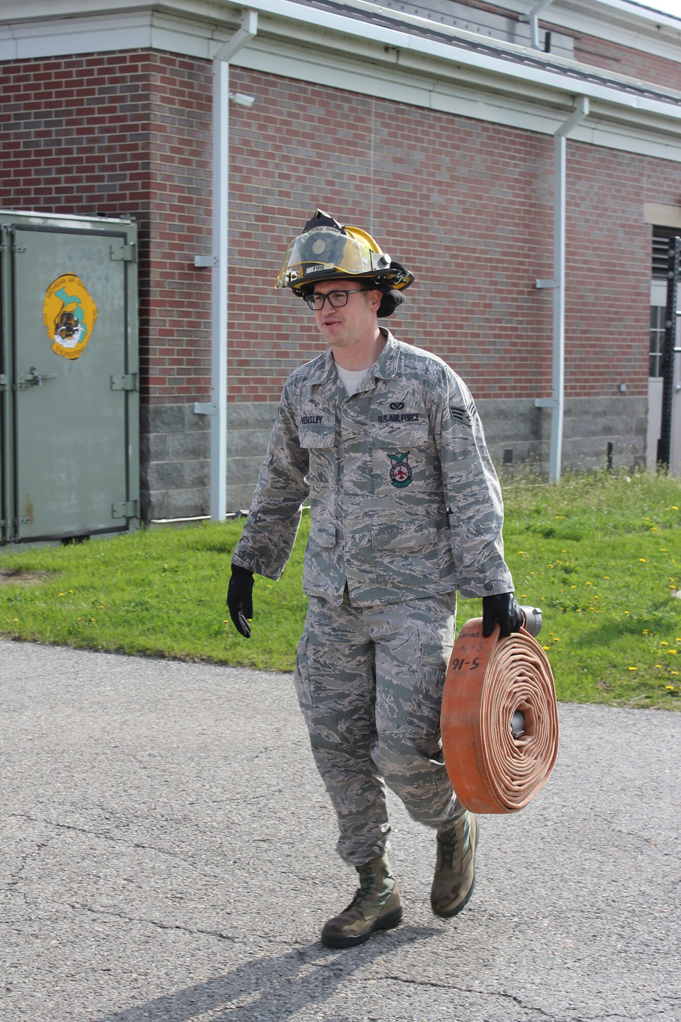 Training at Selfridge Air National Guard Base, Mich.