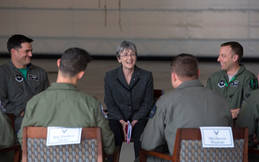 SECAF visits Eglin