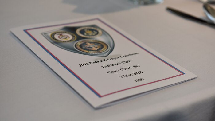 Joint Base Charleston’s Chaplains hosted the 2018 National Prayer Luncheon May 3, at the Naval Weapons Station’s Red Bank Club.