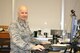 Col. Raymond Briggs, chief of the Test Systems Sustainment Division at Arnold AFB, works in his office at Arnold Air Force Base. Briggs will be retiring from the Air Force and his position at Arnold. (U.S. Air Force photo/Deidre Ortiz)