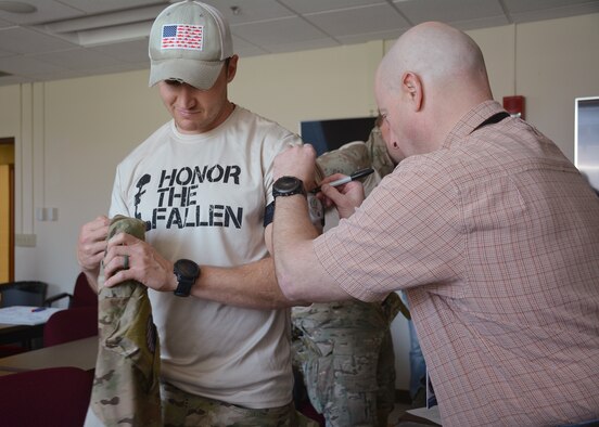 Eccrine Systems outfitted Air Force pararescue personnel, also known as PJs, with its technology to collect data during a training exercise at the recent Tech Warrior OPS event. (Courtesy photo)