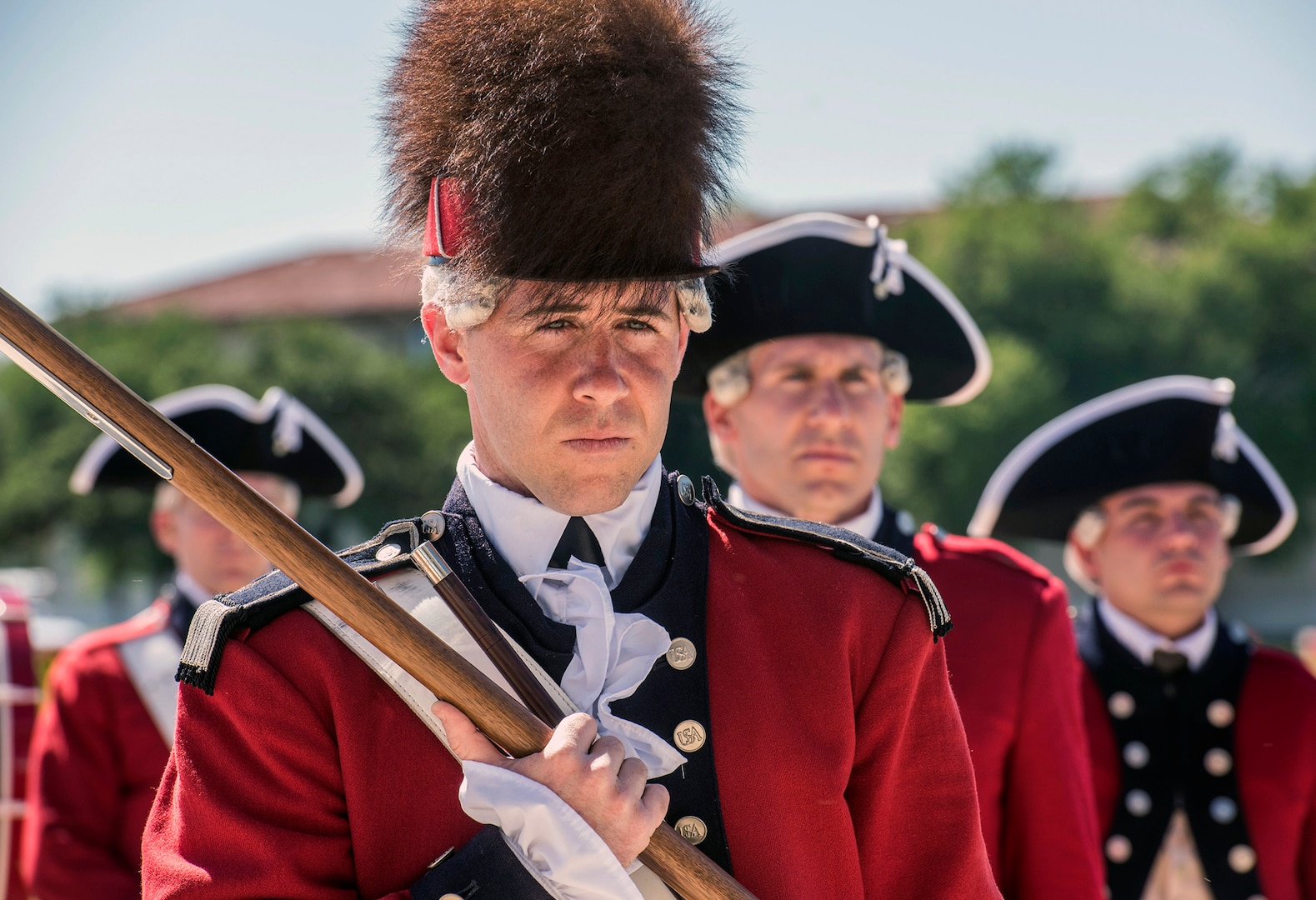 Members of the Army Fife and Drum Corps perform May 5 at MacArthur Parade Field at Joint Base San Antonio-Fort Sam Houston during the Military Appreciation Weekend celebration May 5-6.