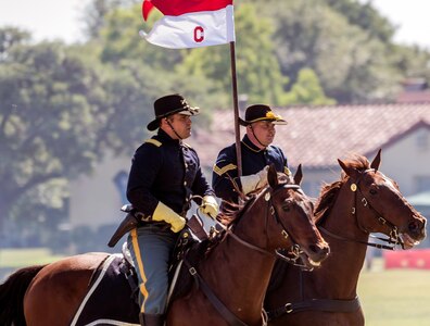 A 1st Cavalry Division re-enactment demonstration was one of the events May 5 at MacArthur Parade Field at Joint Base San Antonio-Fort Sam Houston during the Military Appreciation Weekend celebration May 5-6.