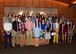 Graduating high school students pose for group photo.