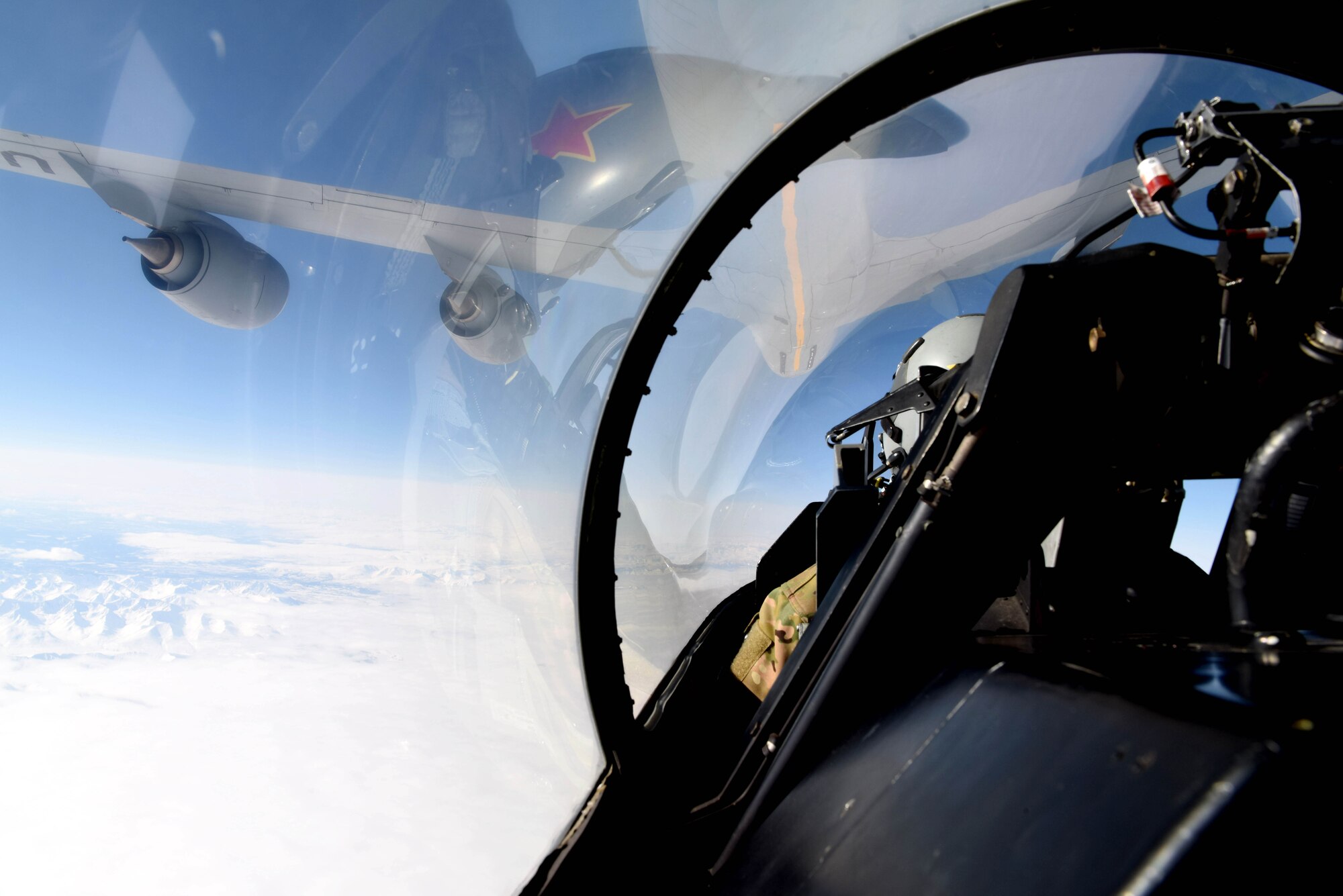 Soaring through the skies during RF-A 18-1