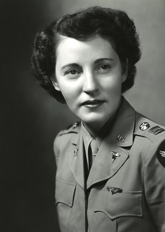 Capt. Verena Zeller, first chief of the Air Force Nurse Corps. Zeller assumed her chief duties in 1949 while still a captain, and achieved the rank of colonel in just two years. (Courtesy photo)