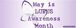 May is Lupus Awareness Month. Wear purple and be visible for those who are constantly fighting this invisible disease.