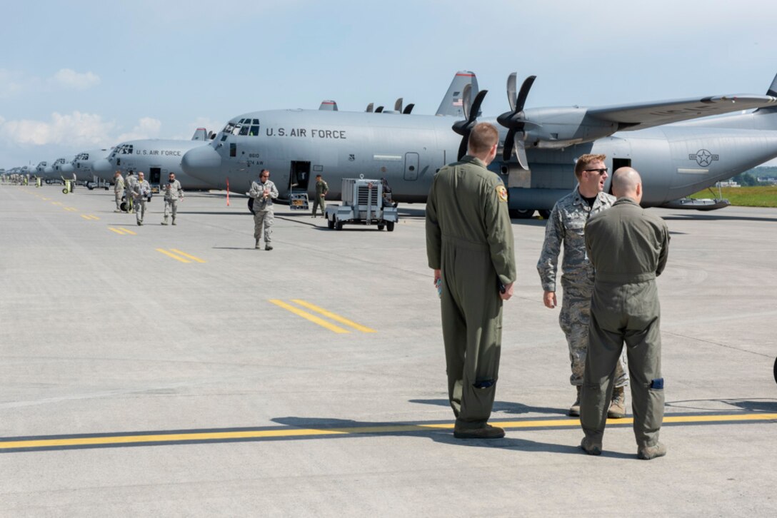 Yokota Airmen team up for airlift surge