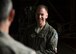 U.S. Air Force Brig. Gen. Jeffrey C. Bozard, the 5th Air Force vice commander, speaks with an Airman during his tour of Misawa Air Base, Japan, May 2, 2018. When meeting with Airmen, Bozard questioned where they were from and what they thought of Misawa to get to know them personally. (U.S. Air Force photo by Airman 1st Class Collette Brooks)