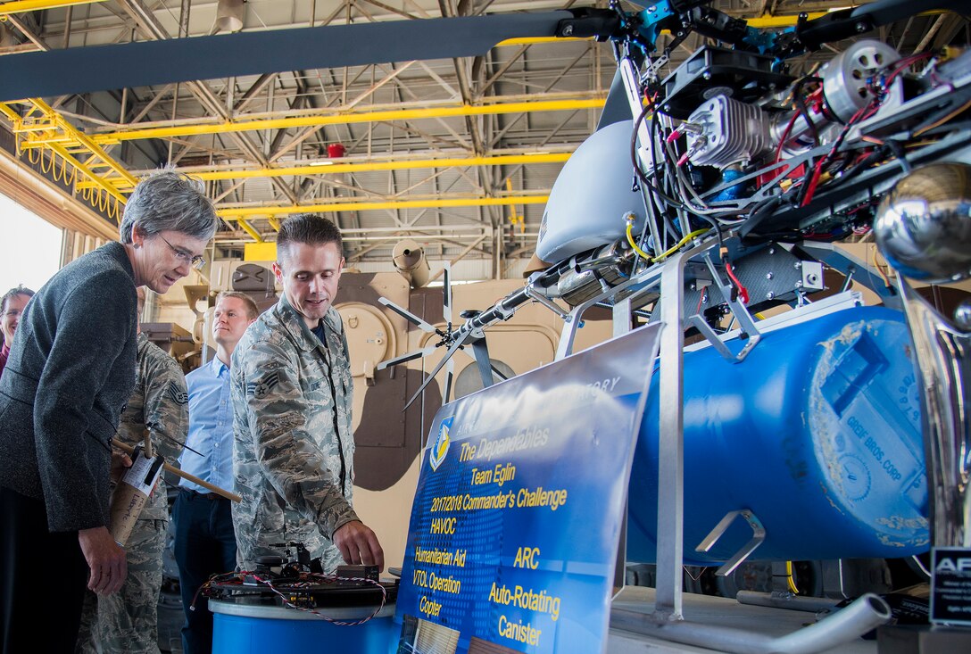 SECAF at Eglin