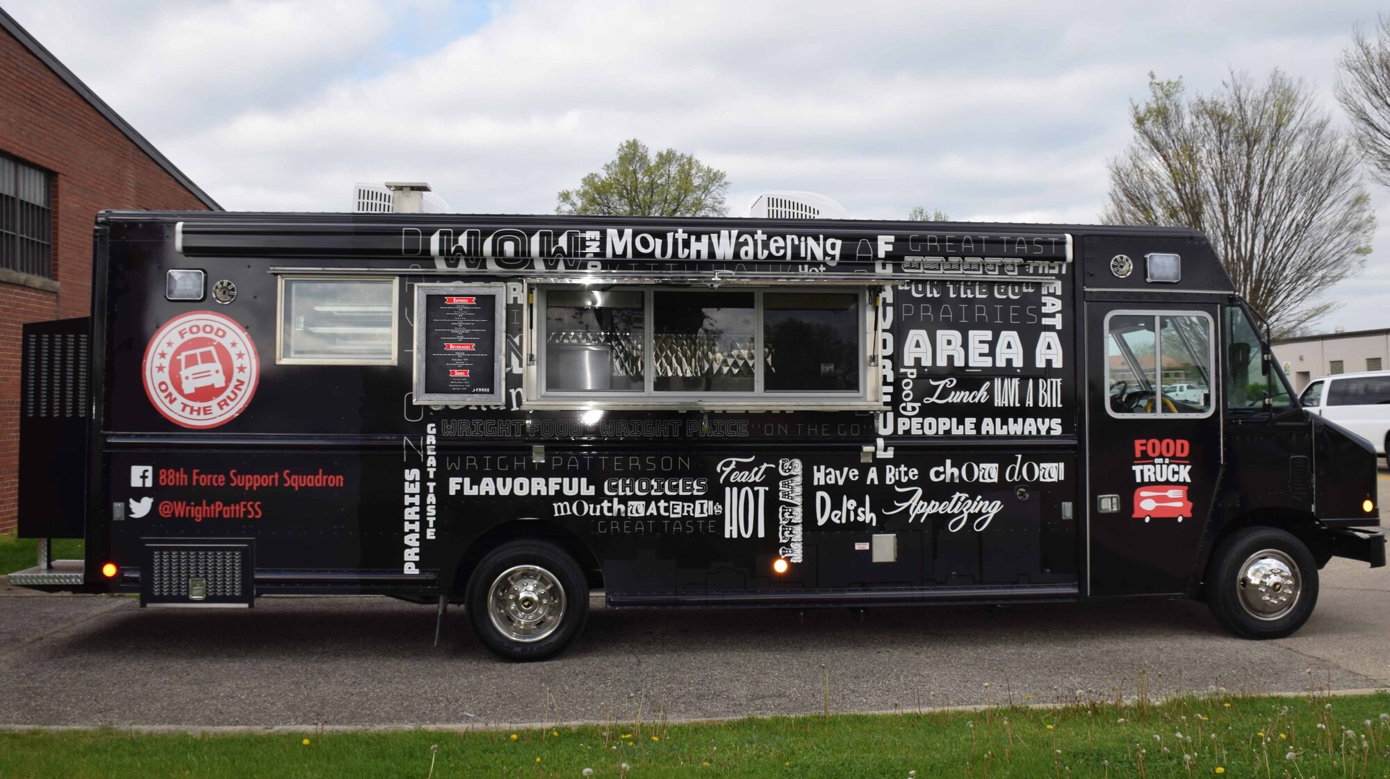 The newest addition to the list of dining options for the 88th Force Support Squadron is a state of the art food truck. The food truck will soon be traveling to both areas A and B offering a rotating menu. Dates, times and location of the food truck will be posted on the 88th Force Support Squadron Facebook page. (Courtesy Photo)