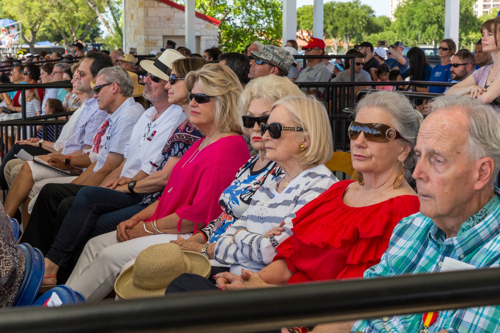 Joint Base San Antonio and community members attend the annual Military Appreciation Weekend May 6, 2017 at Joint Base San Antonio-Fort Sam Houston, Texas. U.S. Army North and JBSA hosted the two-day event, which featured music, family activities, and various military demonstrations. This year, the appreciation weekend also commemorated the 300th anniversary for the city of San Antonio. (U.S. Air Force photo by Ismael Ortega / Released)