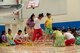 Students perform the Tinikling, a traditional Philippine folk dance, during the National Asian American and Pacific Islander Heritage Celebration at Yokota High School, Yokota Air Base, Japan, May 3, 2018.