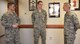 U.S. Air Force Gen. Terrence J. O'Shaughnessy, Pacific Air Forces commander, recognizes U.S. Air Force Tech. Sgt. Ryan Arnold, 51st Communications Squadron project manager, at Osan Air Base, Republic of Korea, May 9, 2018. Arnold led three Airmen to successfully close 10 network upgrade projects valued over $19 million, and his efforts directly contributed to the unit receiving 7th Air Force’s 2016 and 2017 Best Large Communications Squadron Awards. (U.S. Air Force photo by Airman 1st Class Ilyana A. Escalona)