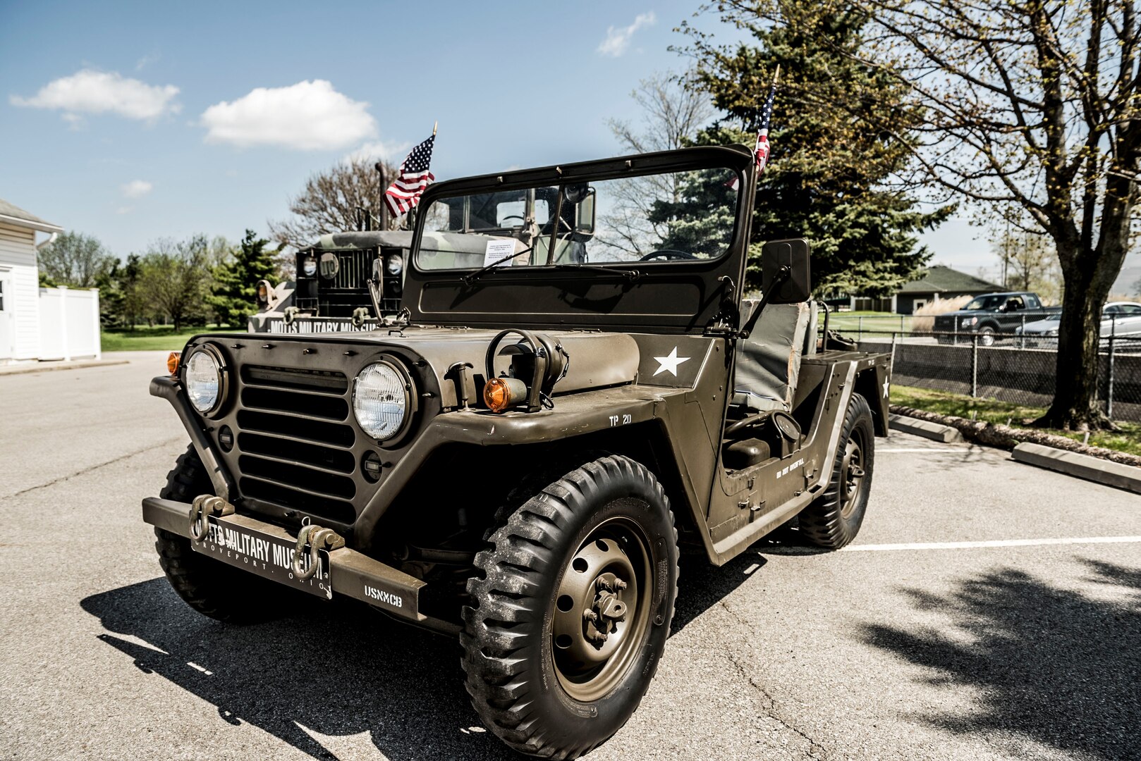 Military vehicle display