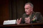 Joint Chiefs chairman testifies at a Senate subcommitttee hearing.