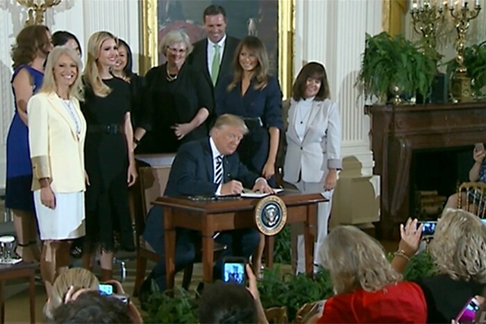 President signs a bill
