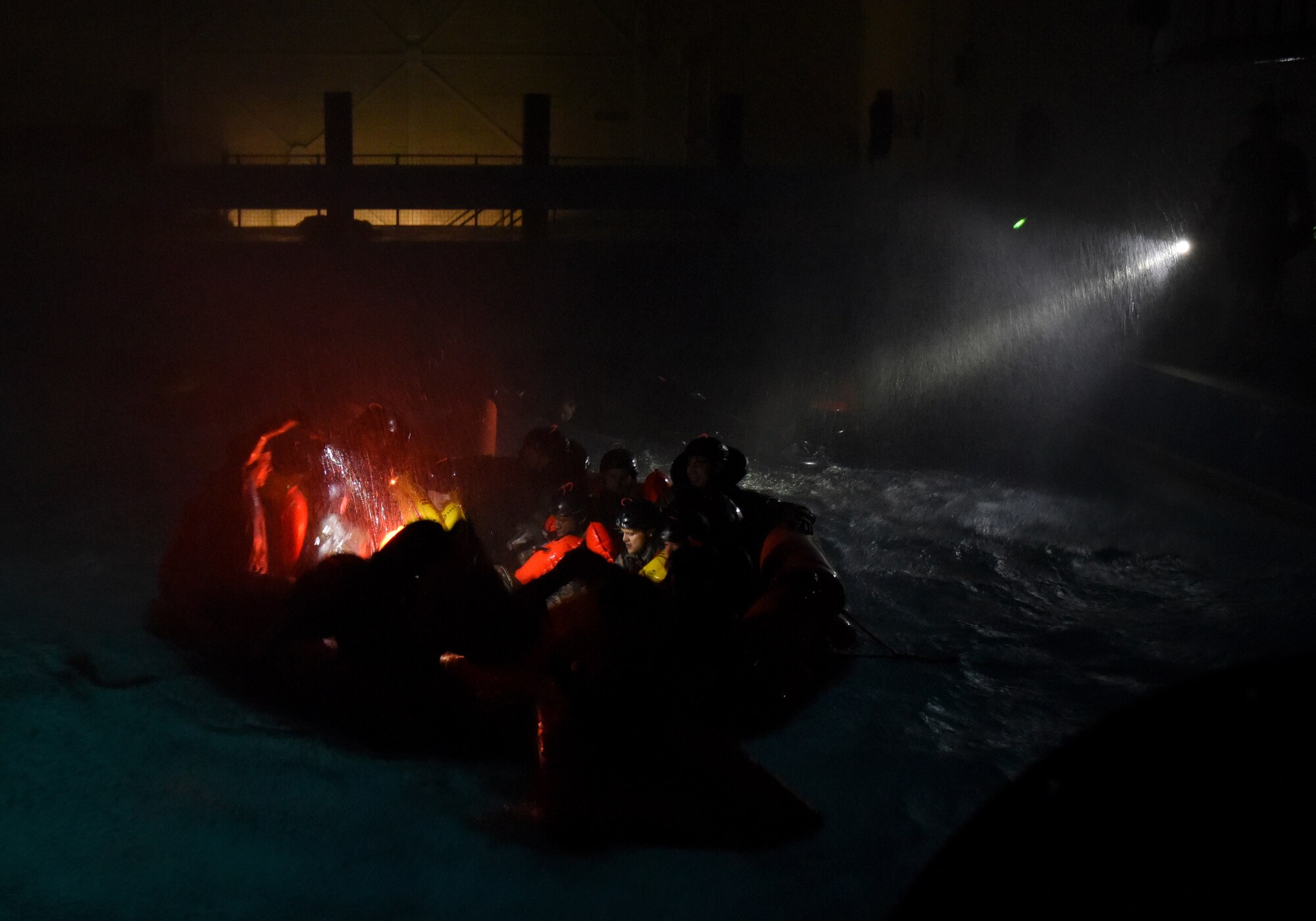 Airmen splash into survival training