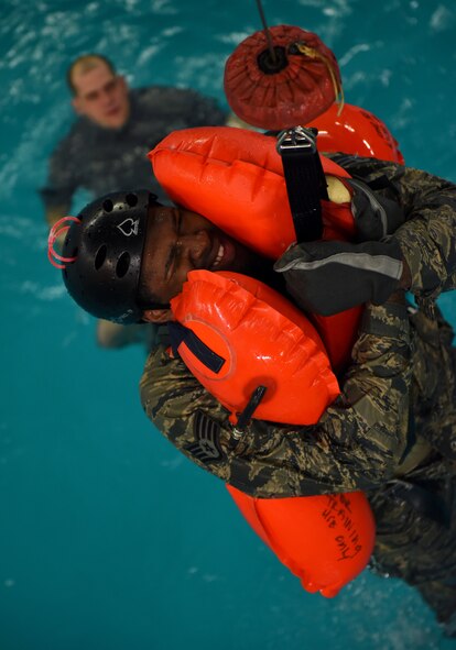 Airmen splash into survival training