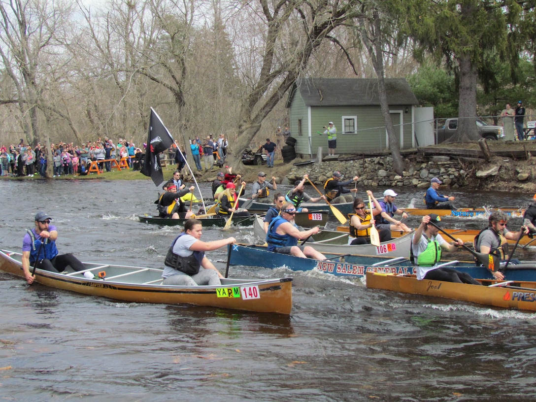 Tully Lake and Birch Hill Dam performed water releases for the popular local race.  200 paddlers participated and 500 spectators watched the event.