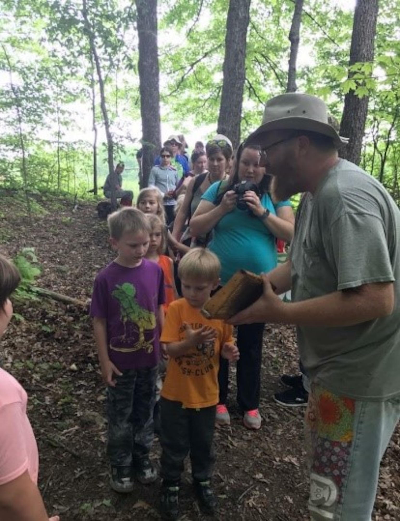 Wright-Patt homeschoolers visit local bee farm.