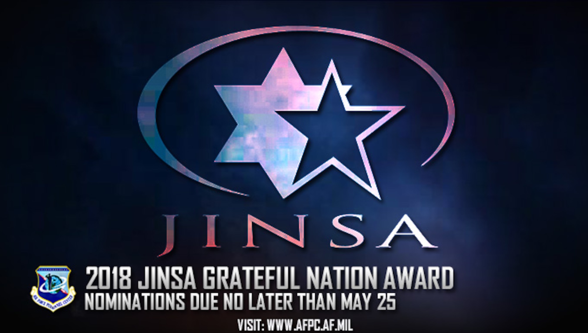 2018 JINSA Grateful Nation award; nominations due no later than May 25