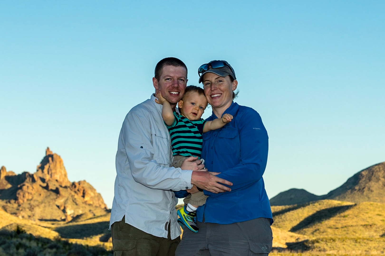 Andrew U.S. Air Force Major Lindsay Andrew, 12th Training Squadron director of student affairs, poses with her family. Lindsay is the mother of twins and has been serving in the air Force for 14 years. (courtesy photo)