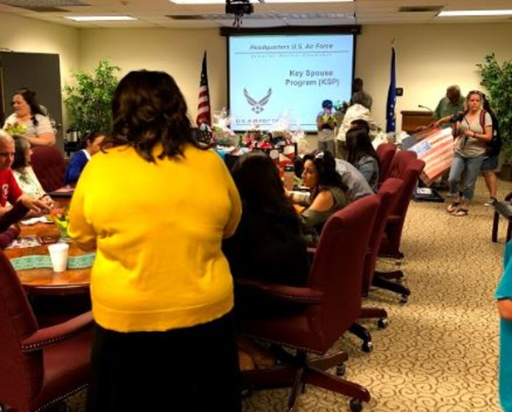 The 452nd Air Mobility Wing conducted training for its Key Spouse squadron representatives at the 452nd Mission Support Group conference room on Saturday, May 5, 2018 here at March Air Reserve Base.