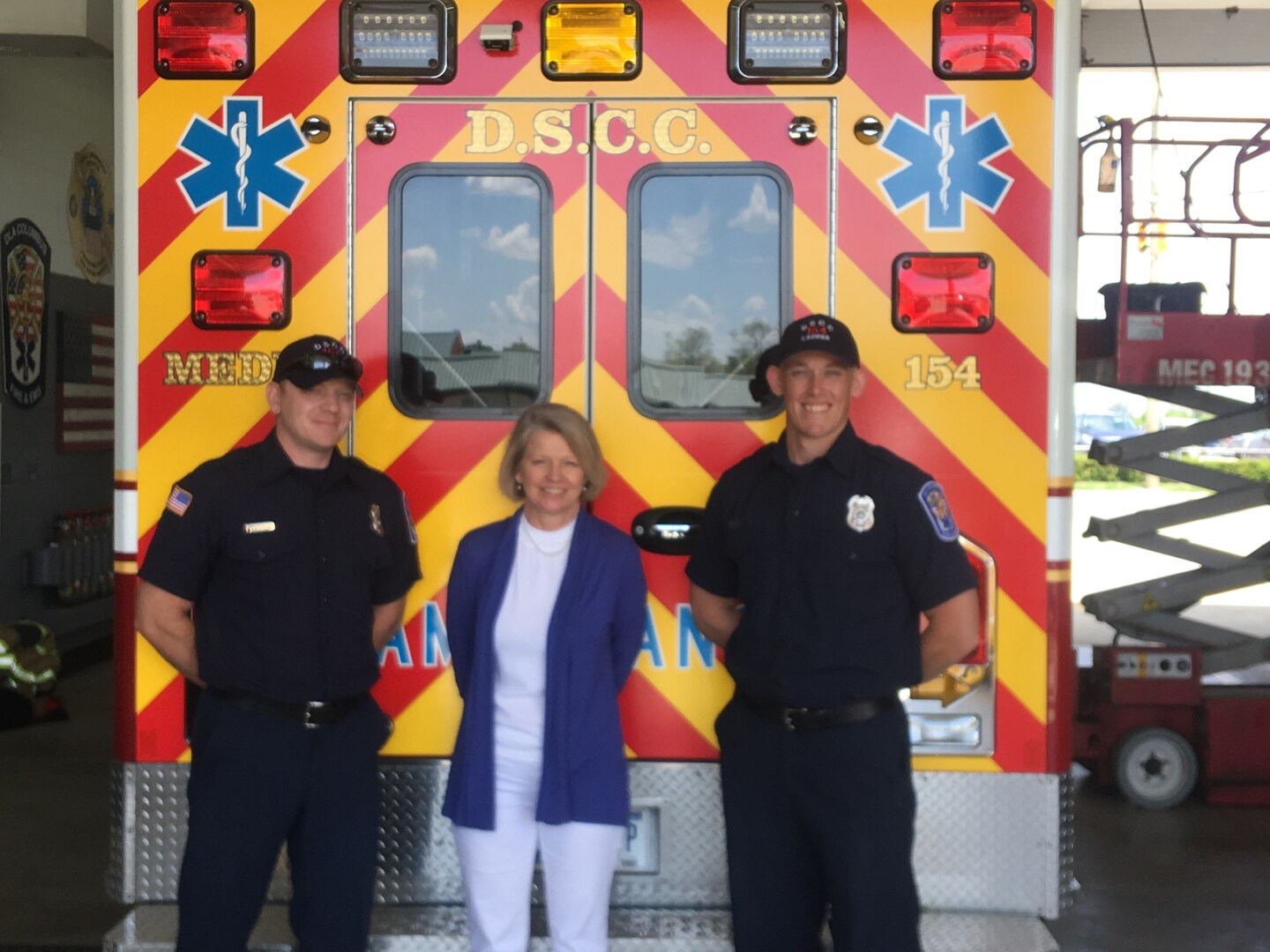 Patient thanks rescue team