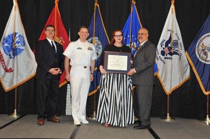 The Code 104 Command Cyber Readiness Inspection (CCRI)Team received the Award of Merit for Group Achievement at the annual awards ceremony held Apr. 26 at the Fredericksburg Expo and Conference Center.