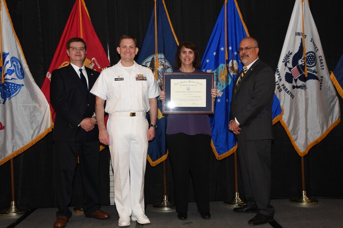 The Formal Qualification Test Team received the Award of Merit for Group Achievement at the annual awards ceremony held Apr. 26 at the Fredericksburg Expo and Conference Center.