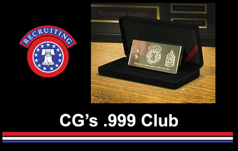 USAREC Logo with CG's .999 Gold bar award
