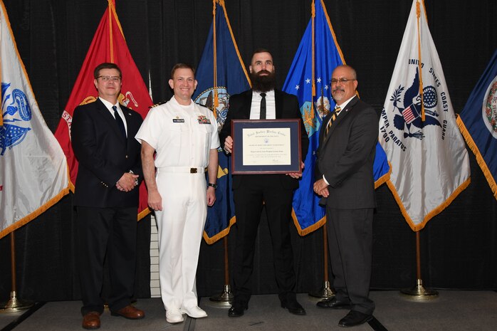 IMAGE: The Hypervelocity Gun Weapon System Team received the Award of Merit for Group Achievement at the Naval Surface Warfare Center Dahlgren Division's annual honorary awards ceremony held Apr. 26 at the Fredericksburg Expo and Conference Center.