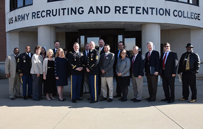 The U.S. Army Recruiting and Retention College signs 
partnership agreement with 9 colleges and universities