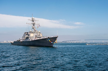 Milius brings enhanced missile defense to U.S 7th Fleet