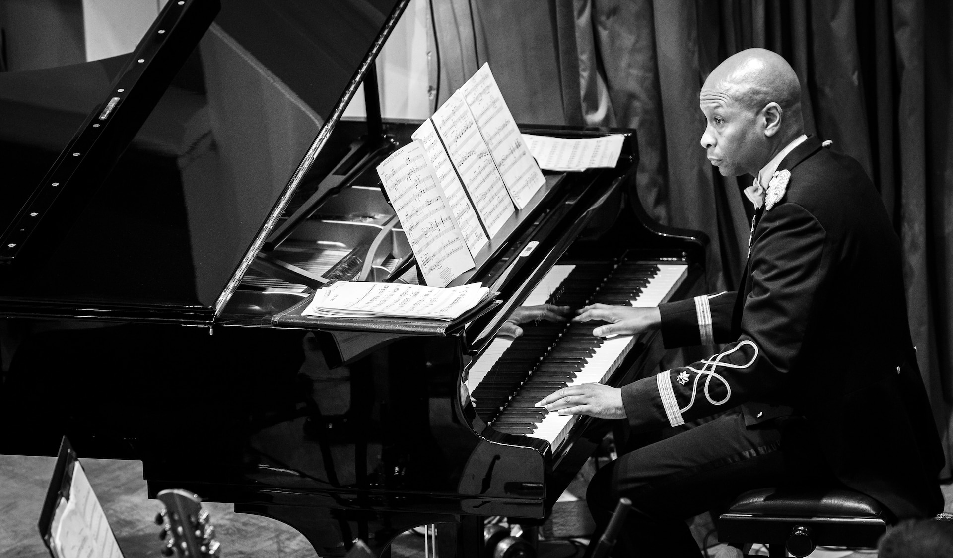 LTC Milburn on Piano