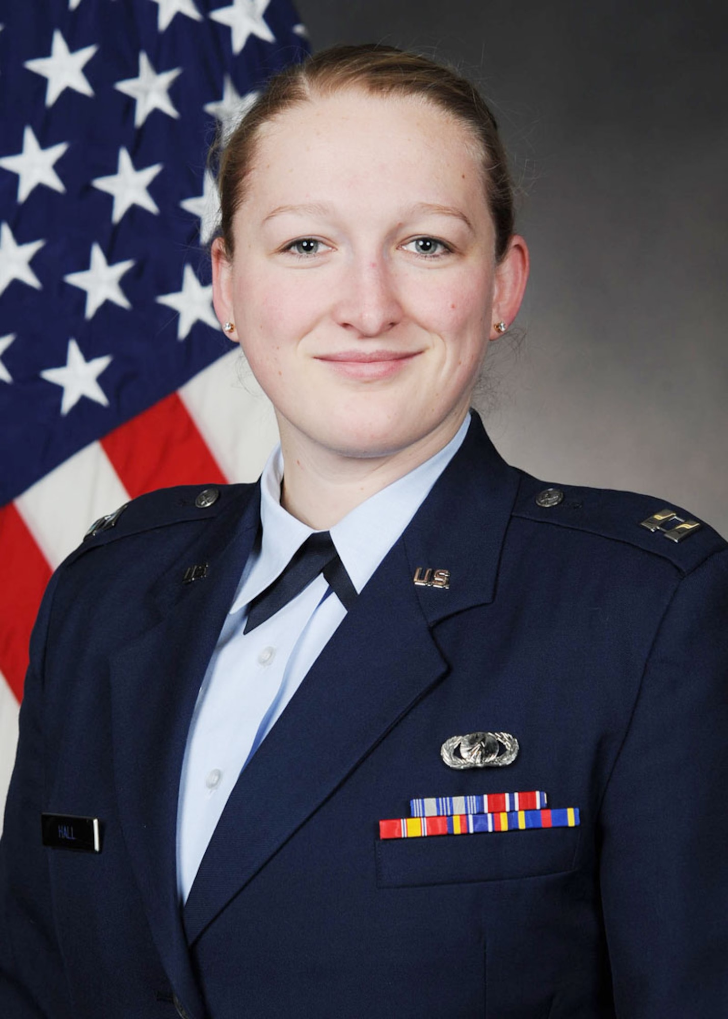 Capt. Abby Hall was named the Air Force Female Athlete of the Year.
